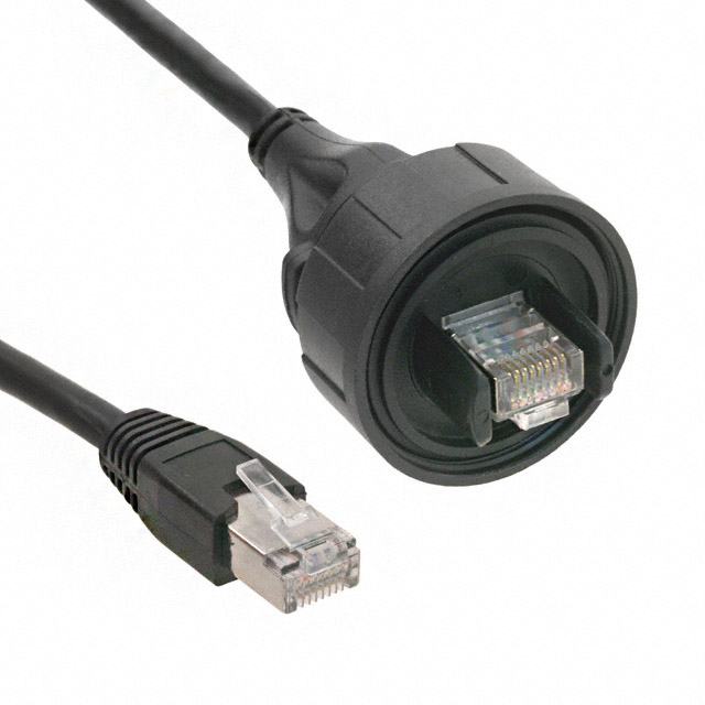 image of >Modular Cable Plug to Plug 8p8c (RJ45, Ethernet) 9.84' (3.00m) Shielded>PX0837/3M00