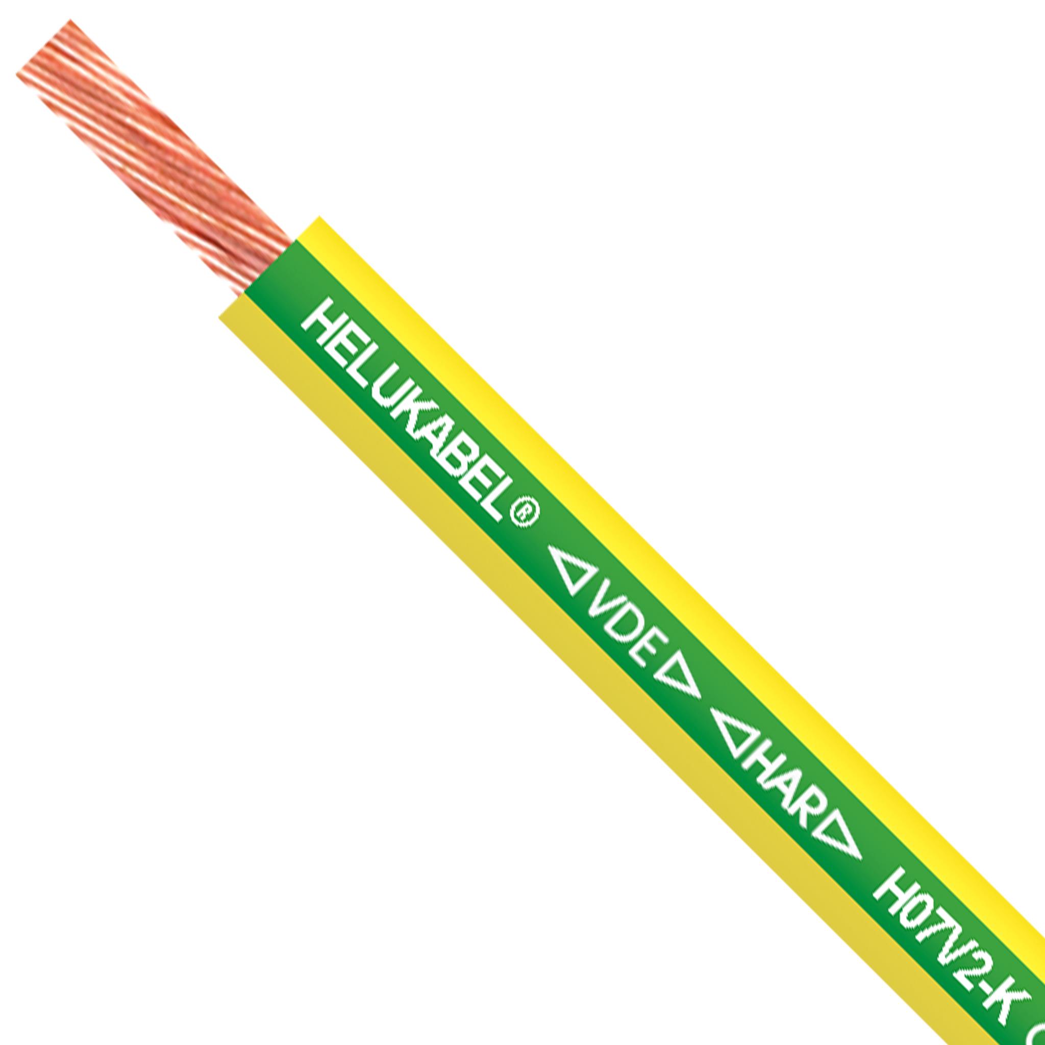 image of >6 AWG Hook-Up Wire Green, Yellow>64204