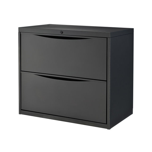 image of >Black Steel 30" W x 18" D x 28" H Lateral File>LF-30-2D-BLACK