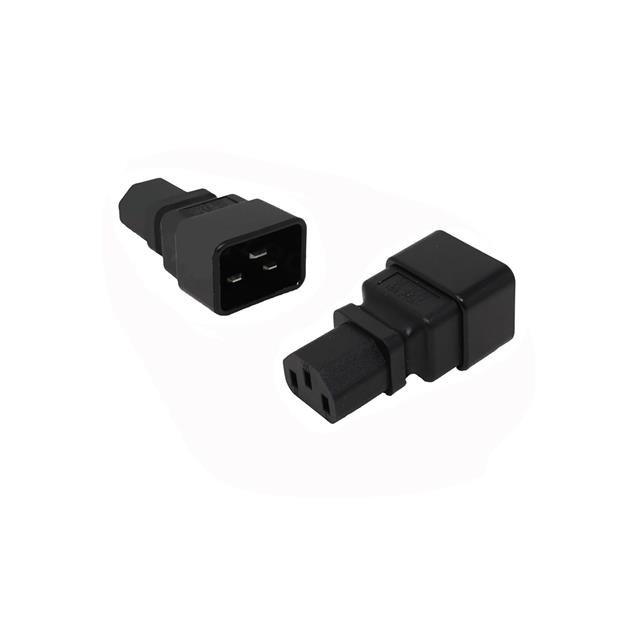 image of >Connector Adapter For Power Cord Receptacles>RH-C20C13-Adapter