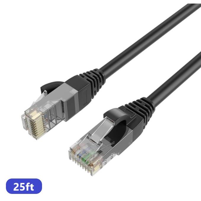 QG-CAT6O-CCA-25FT-BLK
