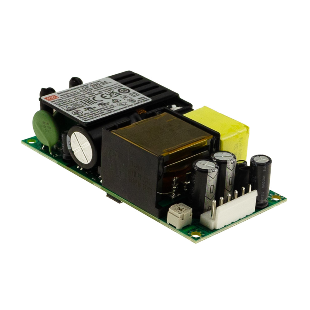 image of >Open Frame AC DC Converters 1 Output 24V 80 ~ 264 VAC, 113 ~ 370 VDC Input>LOP-300-24