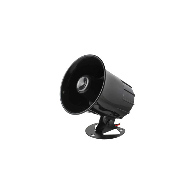 image of >Buzzers Indicator, Internally Driven Piezo 12 V 600mA 103dB @ 12V, 100cm Bracket Mount Wire Leads>CPS-105110-108SPM