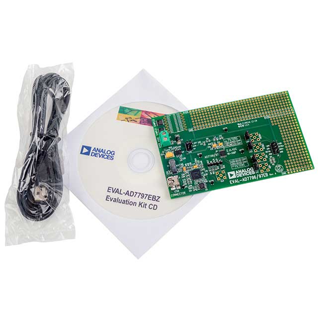 image of Analog to Digital Converters (ADCs) Evaluation Boards>EVAL-AD7797EBZ