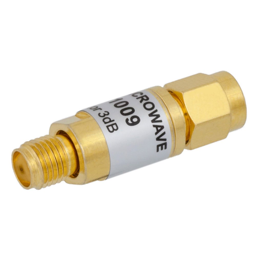 image of >RF Attenuators 3dB 0 Hz ~ 6 GHz 50 Ohms 2W SMA In-Line Module>FMAT1009