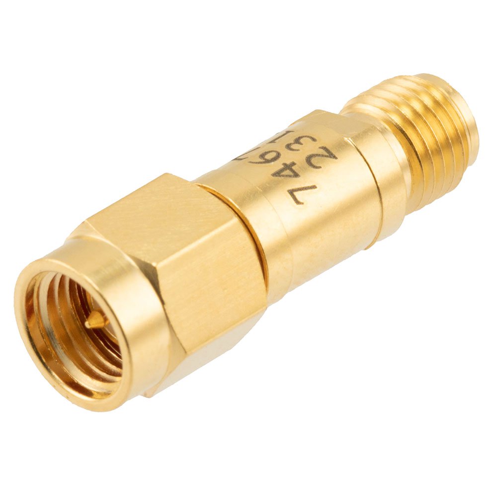 image of >RF Attenuators 8dB 0 Hz ~ 12 GHz 50 Ohms 2W SMA In-Line Module>FMAT7467-8