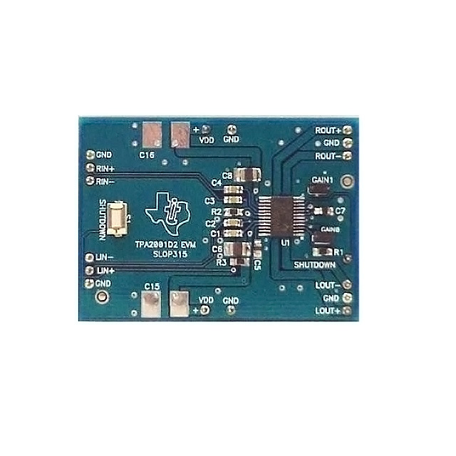 Audio Amplifier Evaluation Boards