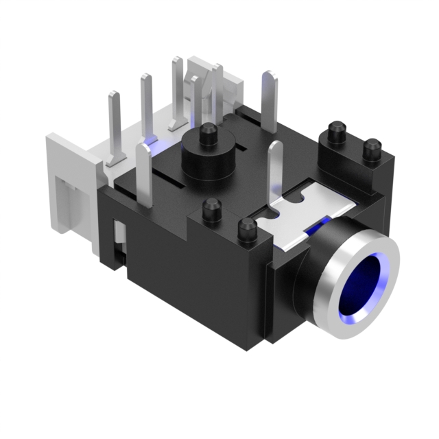 image of >3.50mm (0.141", 1/8", Mini Plug) - Headphone Phone Jack Stereo (3 Conductor, TRS) Connector Solder>54-00307