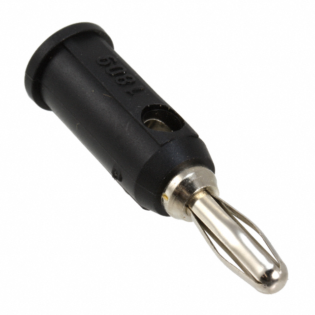 image of >Adapter Connector Tip Jack To Banana Plug Black>1809-0