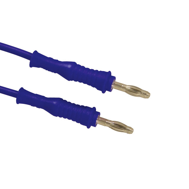 image of >4.0" (101.60mm) Banana Plug, Single To Banana Plug, Single Patch Cord 33VAC, 70VDC>CT2060-10-6