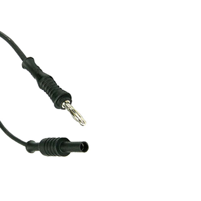 image of >19.7" (500.00mm) Banana Plug, Single To Banana Socket (Jack), Single, Sheathed Patch Cord 33VAC, 70VDC>CT2075-50-0