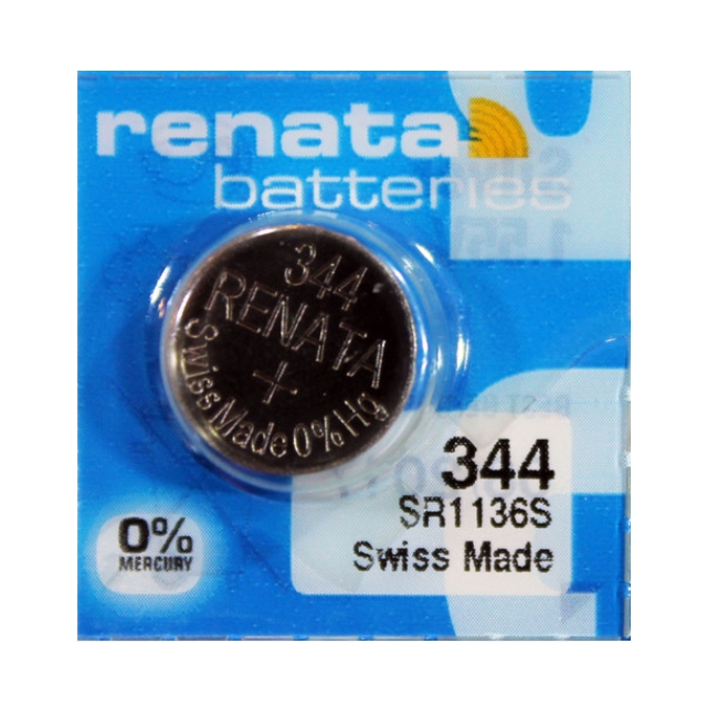 image of >Coin, 11.6mm Silver Oxide 1.55 V Battery Non-Rechargeable (Primary)>344.MP 0%Hg