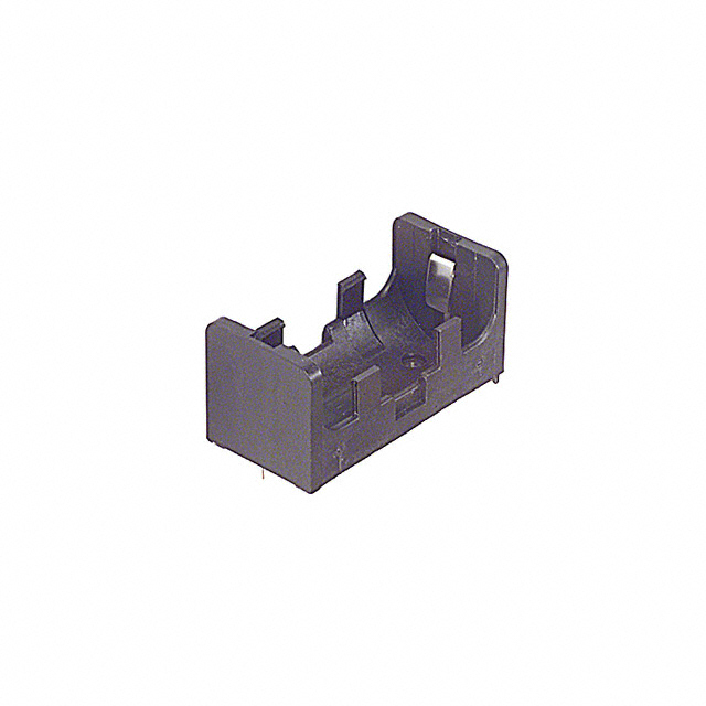 image of >Battery Holder (Open) C 1 Cell PC Pin>BHC