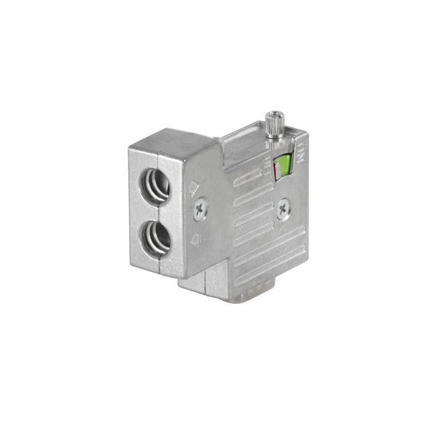 image of >Adapter Connector D-Sub, 9 Pin Female To Circular, Female Sockets, 4 Pos, M12>1161870000