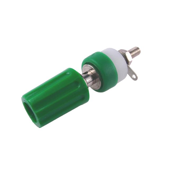 image of >Binding Post Connector Standard Fluted Green>CL1508