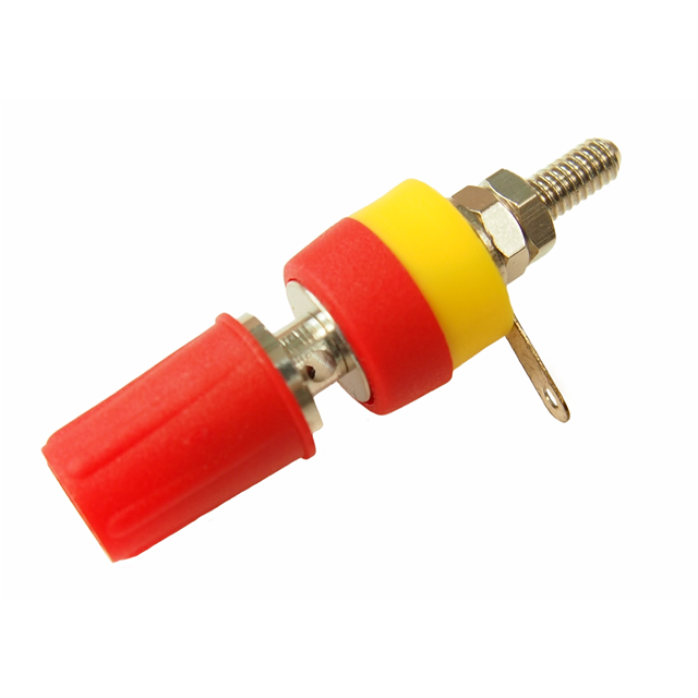 image of >Binding Post Connector Standard Fluted Red>CL1572