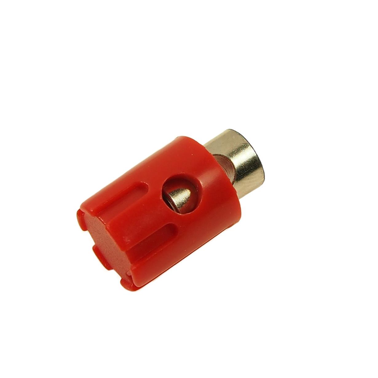 image of >Binding Post Connector Standard Fluted Red Nickel>CL681580