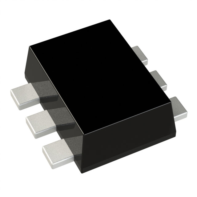 image of >Bipolar (BJT) Transistor Array 2 NPN (Matched Pair) 45V 100mA 300MHz 265mW Surface Mount SOT-563>DMMT32N45CV-7R