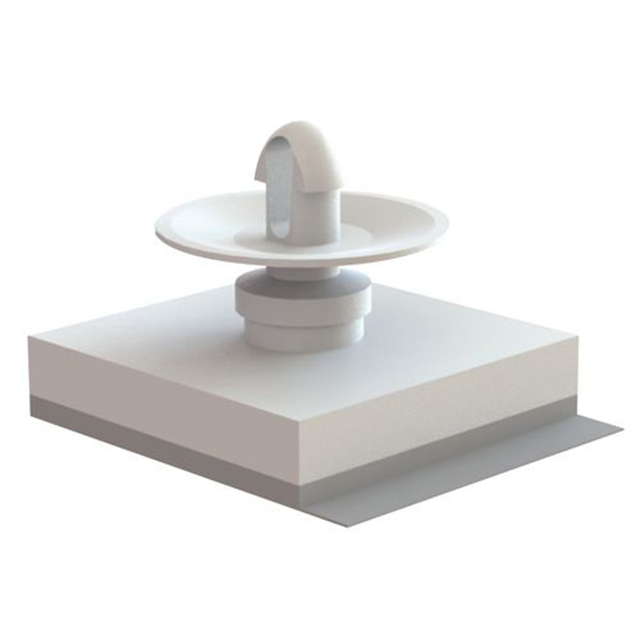 image of >Board Support Snap Fit / Adhesive Nylon 0.375" (9.53mm) 3/8">CCBSBT- 6-01A-RT