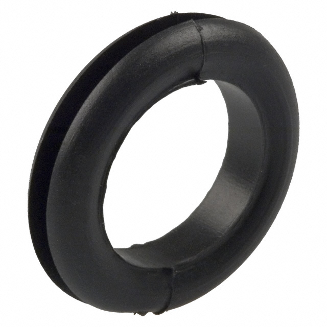 image of >Circular - 0.675" (17.15mm) Grommet 0.558" (14.17mm) Black>HG-9