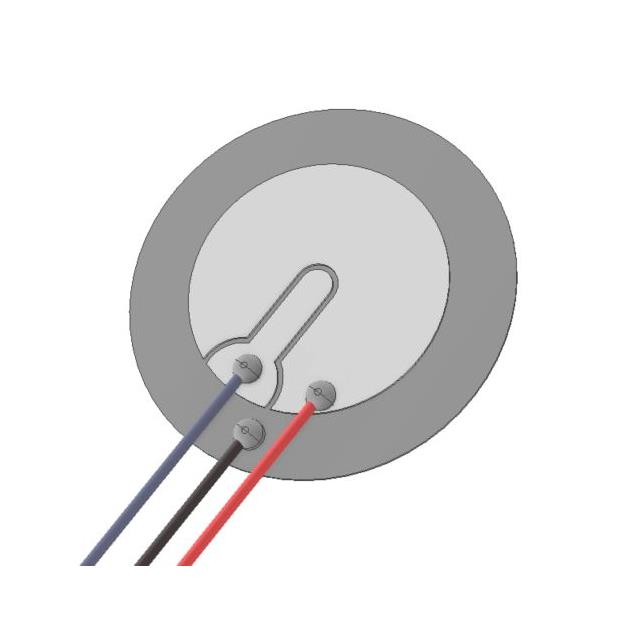 image of >3.1 kHz Feedback Buzzer Element 30V p-p 1.366" Dia (34.70mm) 220 Ohms>AB3531S-LW50-R