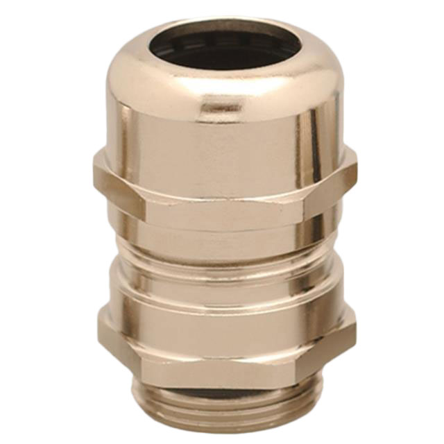 image of >Cable Gland Brass, Nickel Plated M25x1.5 Silver>905185