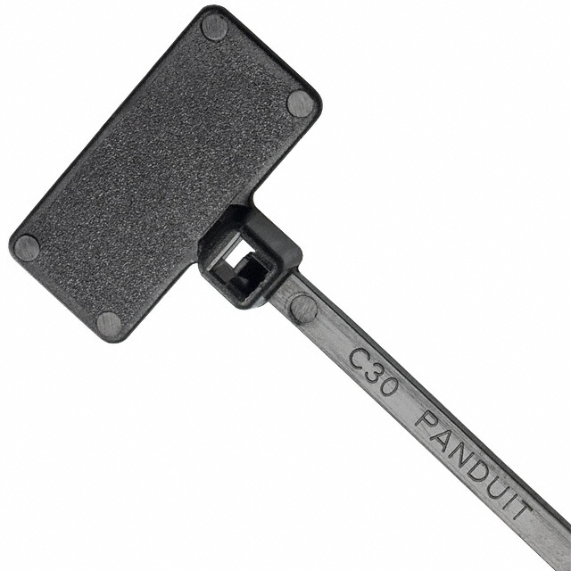image of >Marker Strap/Flag Tie Black 0.87" (22.10mm) 0.098" (2.50mm) 18 lbs (8.16 kg)>PLF1M-C0
