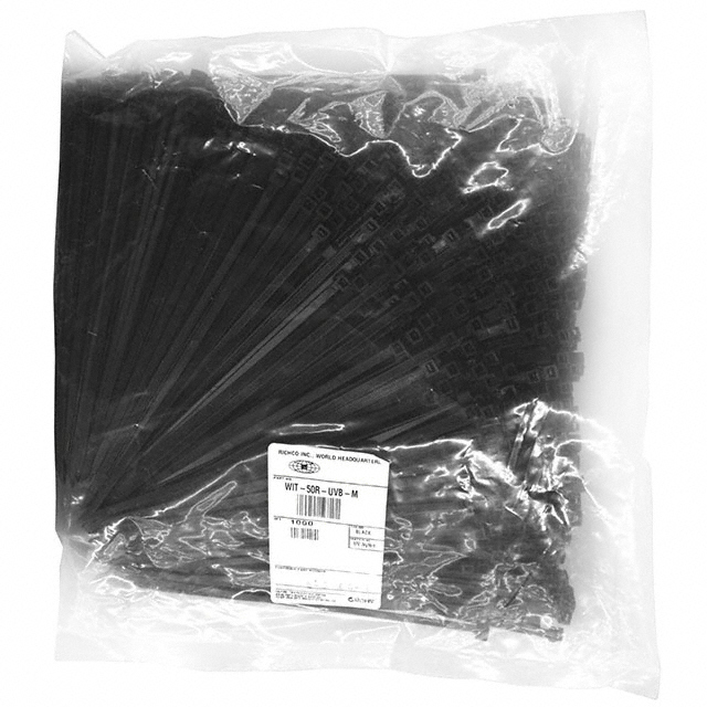 image of >Standard, Locking Black 2.00" (50.80mm) 0.190" (4.83mm) 50 lbs (22.68 kg)>WIT-50R-UVB-M