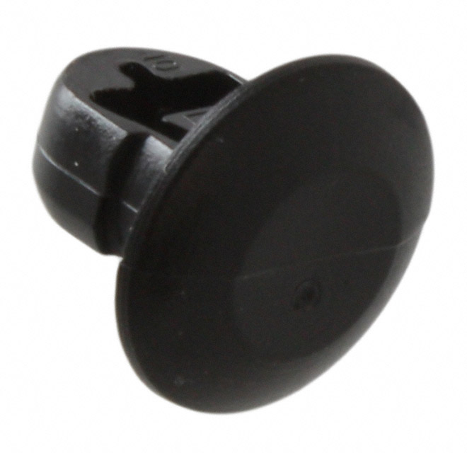 image of >Single Opening Cable Tie Holder Natural Push In - Reverse Snap Lock>PBMS-H25-C