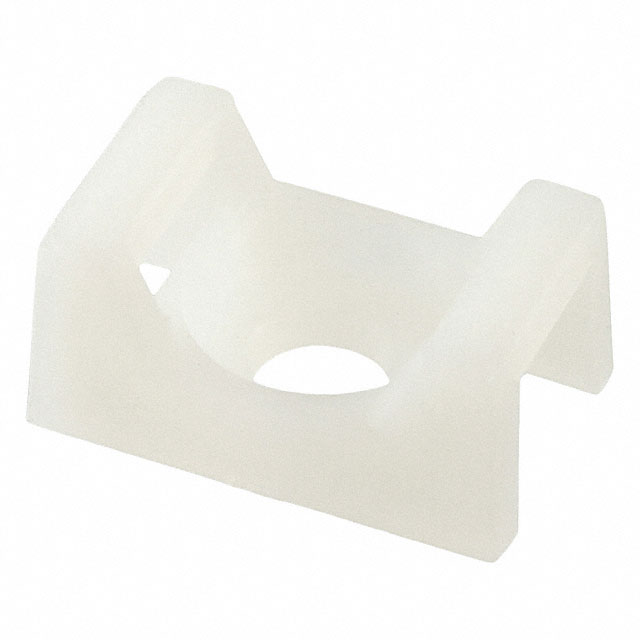 image of >Dual Opening Cable Tie Holder Natural Screw, 1/4" (M6)>FTH-14S-01-M