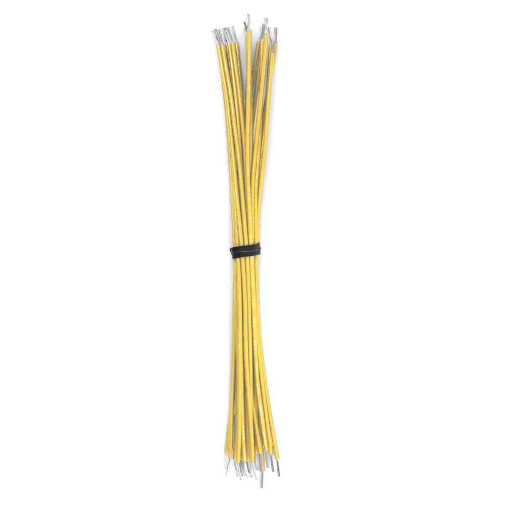 image of >Hook Up Wire, 16 AWG Kit 25 pcs, 24" each>CS16UL1007SLDYEL-24-25