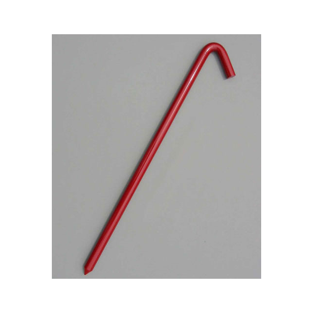 image of >Red Steel (Baked Enamel Finish) Hook Stake>62518BRD