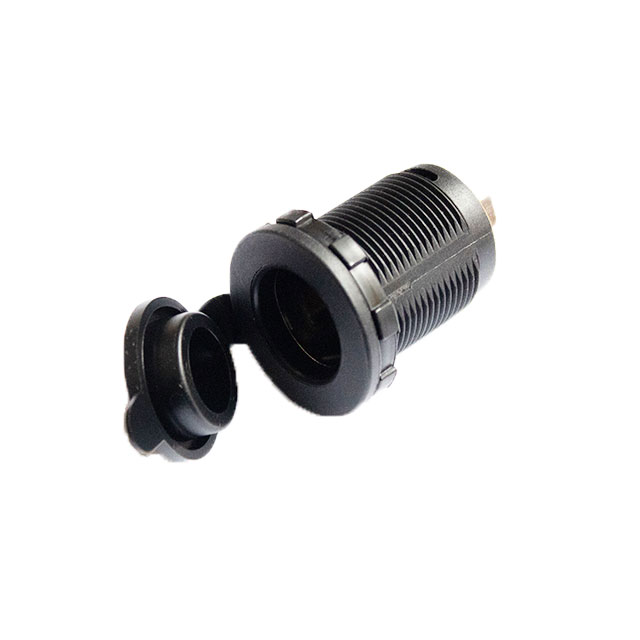 image of >Auto Power Socket Cigarette Lighter Assembly 12 V 20 A LED Indicator, Nylon Black>A1-P21-1-B