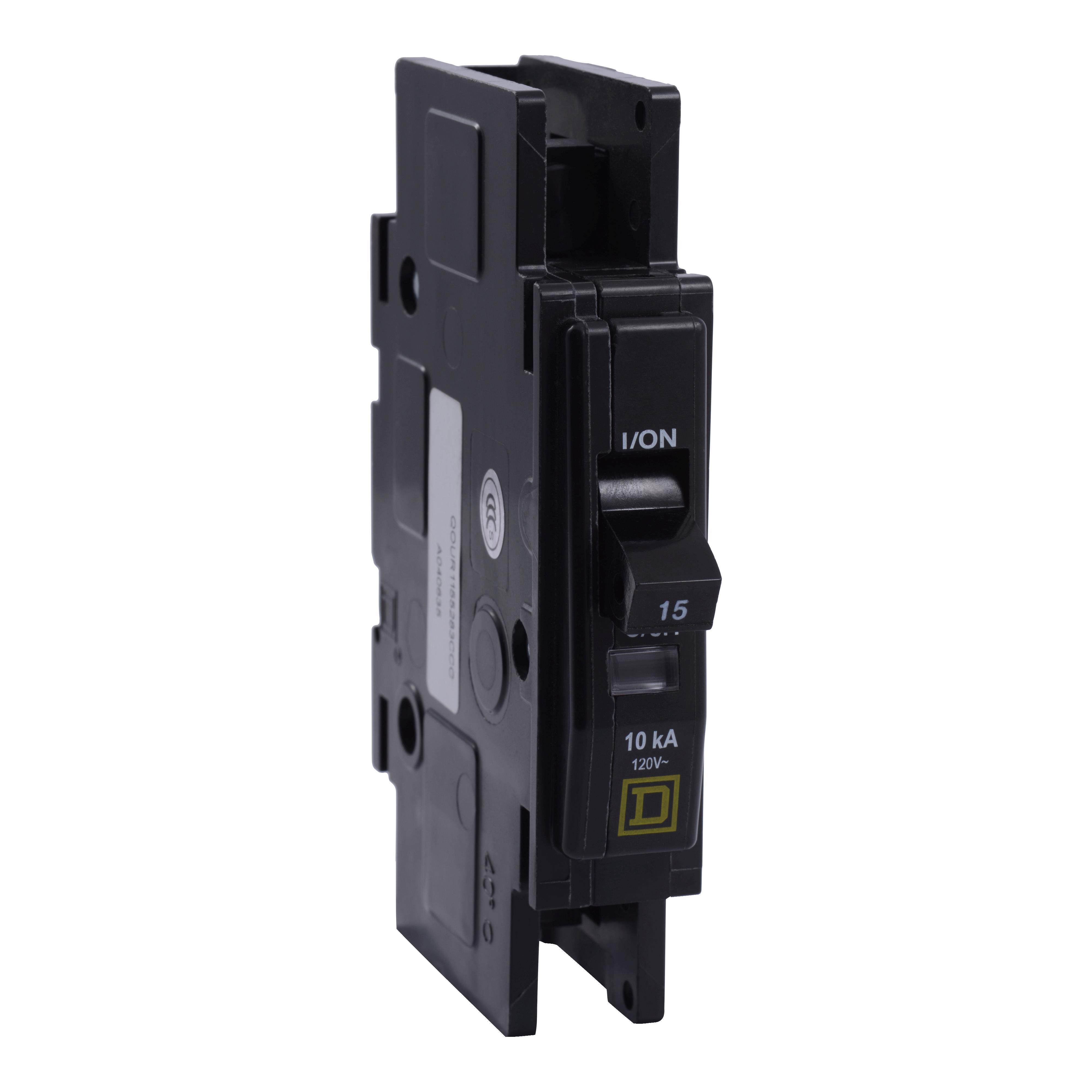 image of >Circuit Breaker Thermal Magnetic 20A 240 V AC DC Lever Chassis Mount>QOUR1205283CCC