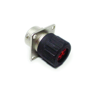 image of >4 Position Circular Connector Receptacle Housing Panel Mount Cap (Cover)>RT00102PNHEC03