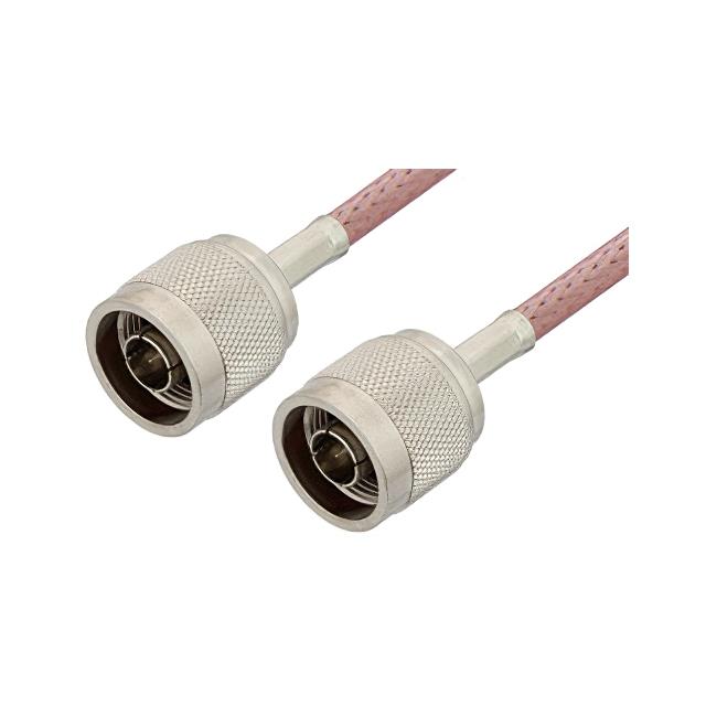 image of >Cable Assembly Coaxial N-Type to N-Type RG-142 48.0" (1.2m) 4.0'>PE3455-48