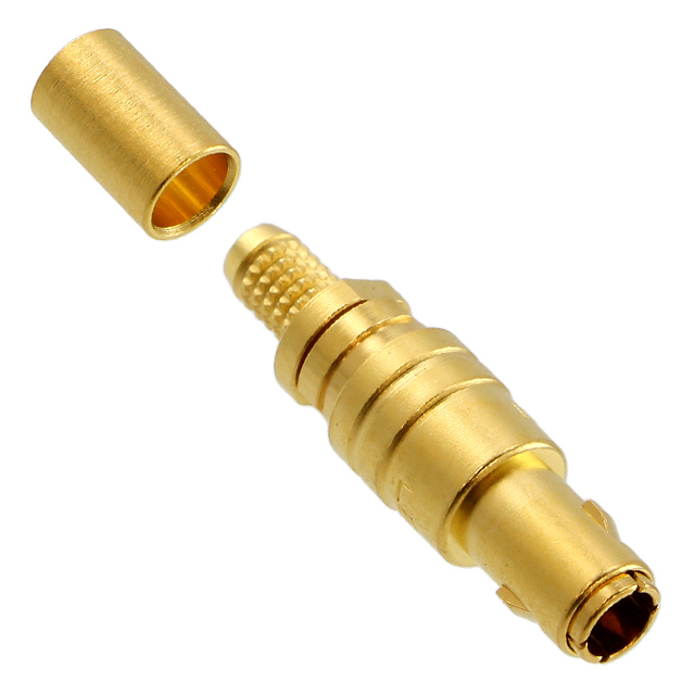 image of >Miniature Coaxial Connector Plug, Male Pin 50 Ohms Free Hanging (In-Line) Solder>FFS.01.250.DLAE31