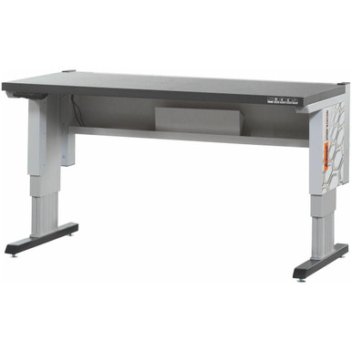 image of >Gray Steel Desk, Adjustable Height>Z9E823 144