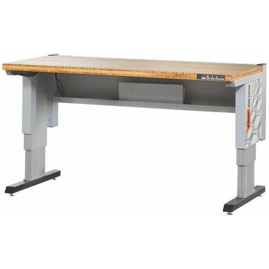 image of >Gray Steel Desk, Adjustable Height>Z9E823 146