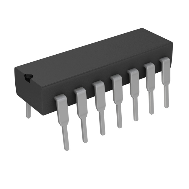 image of >Counter IC Binary Counter 2 Element 4 Bit Negative Edge 14-PDIP>SN74LS393NE4