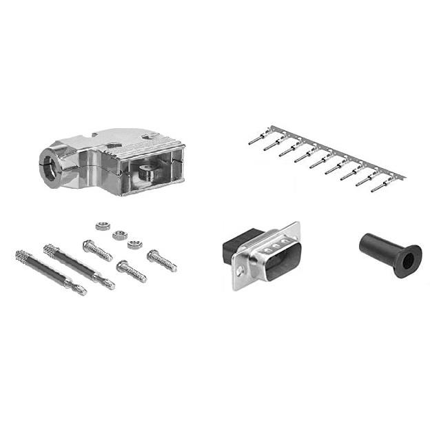 image of D-Sub Connector Assemblies>DCT-9MMA-KIT