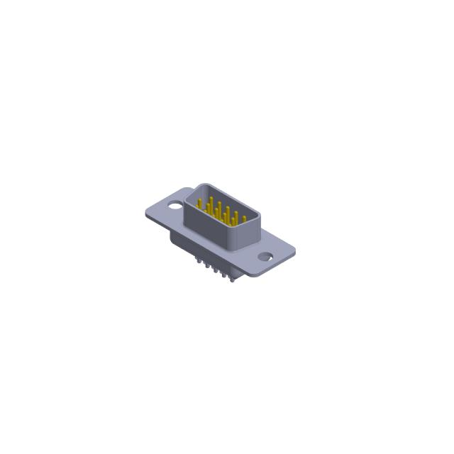 image of >15 Position D-Sub, High Density Plug, Male Pins Connector>8015-07P-0731-5