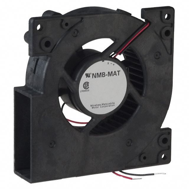 image of >Fan Blower 24VDC Rectangular/Rounded - 109mm L x 111.4mm H Hydro-wave (HWB) 18.7 CFM (0.524m³/min) 2 Wire Leads>FAL6F24LL