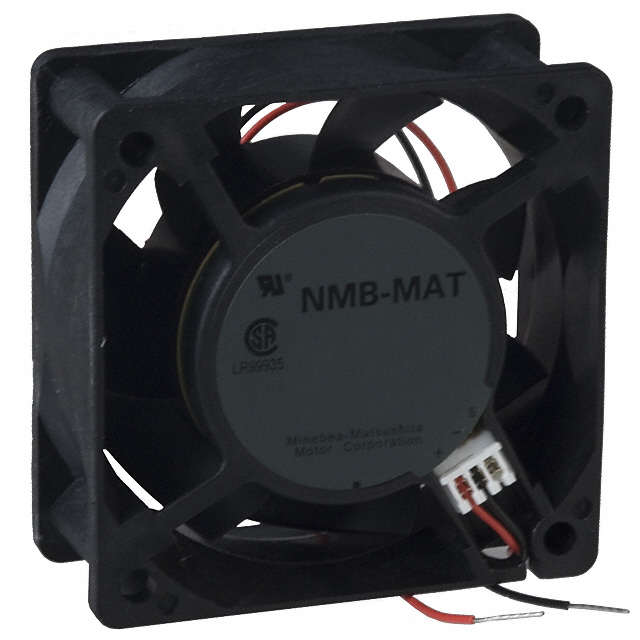 image of >Fan Tubeaxial 24VDC Square - 60mm L x 60mm H Hydro-wave (HWB) 16.6 CFM (0.465m³/min) 2 Wire Leads>FBA06A24M1A