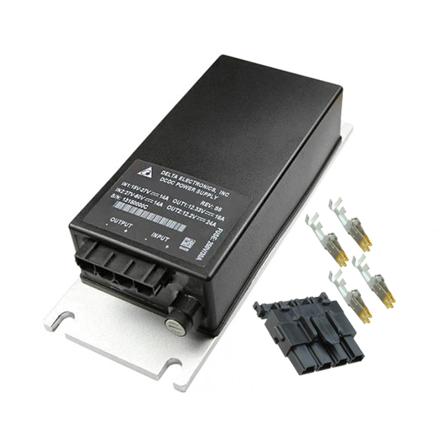 image of >Enclosed DC DC Converter 1 Output 24V 12.5A 106V Input>B62SR24125AC