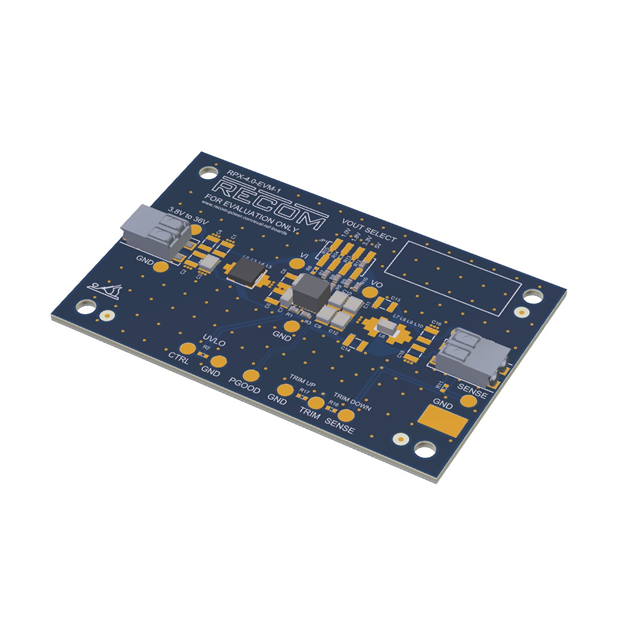 image of >RPX-4.0 RPX-4.0 DC/DC, Step Down 1, Non-Isolated Outputs Evaluation Board>RPX-4.0-EVM-1