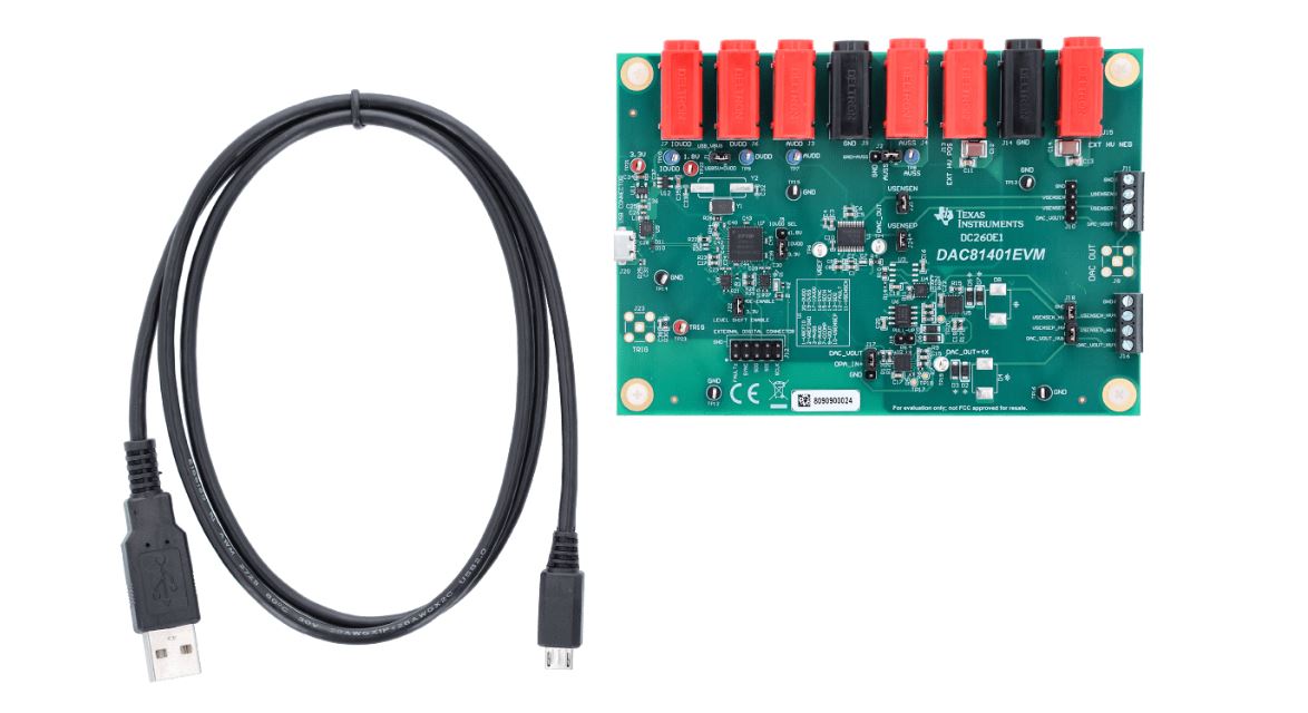 image of Digital to Analog Converters (DACs) Evaluation Boards>DAC81401EVM