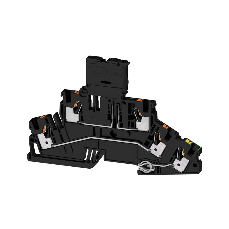 image of >Terminal Block Connector 5 Position Disconnect Black 10-26 AWG>2817010000