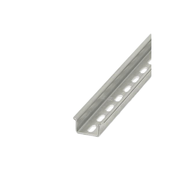 image of >Din Rail Top Hat 1.260" L x 0.591" W (32.00mm x 15.00mm) Slotted Steel 19.685" (500.00mm)>1207657