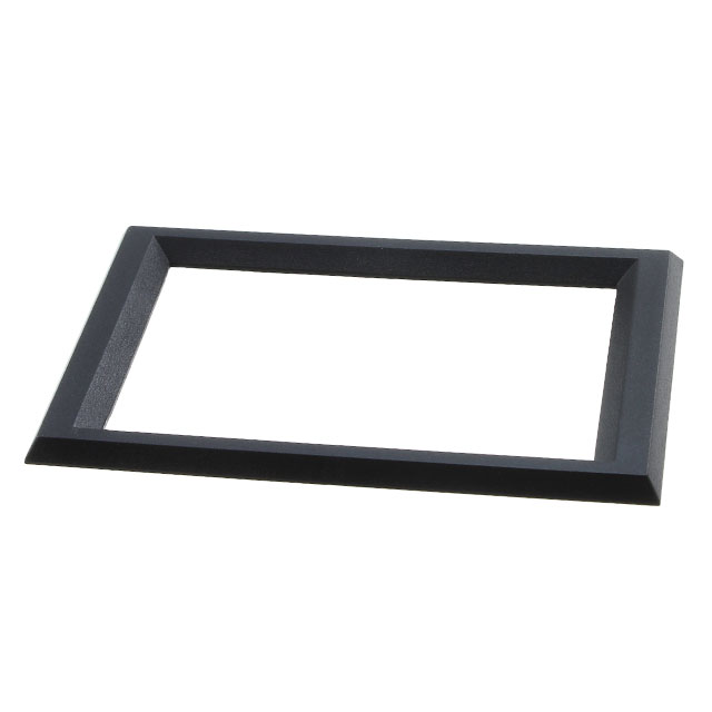 image of >LCD Display Bezel 2.91" L x 1.76" W (74.00mm x 44.70mm) Black>EA 017-17UKE